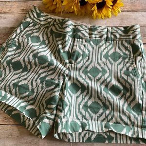 Banana Republic Ikat Print Shorts SIze 0